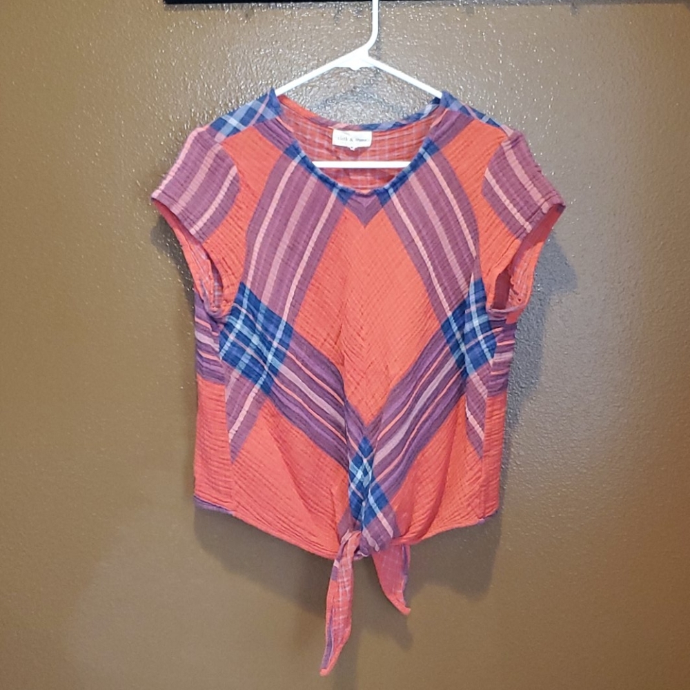 Tie Front Tee